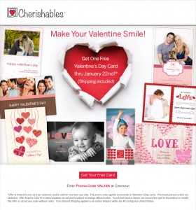 Free Personalized Valentine’s Day Card w/ Free Shipping