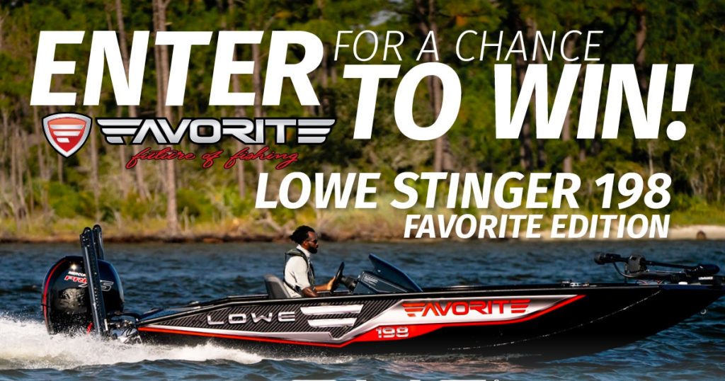 The 2023 MLF Lowe Stinger 198 Favorite Edition Bass Boat Giveaway