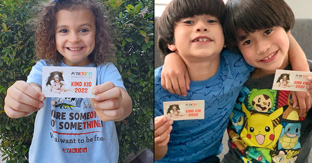 Free PETA Kids Membership Card