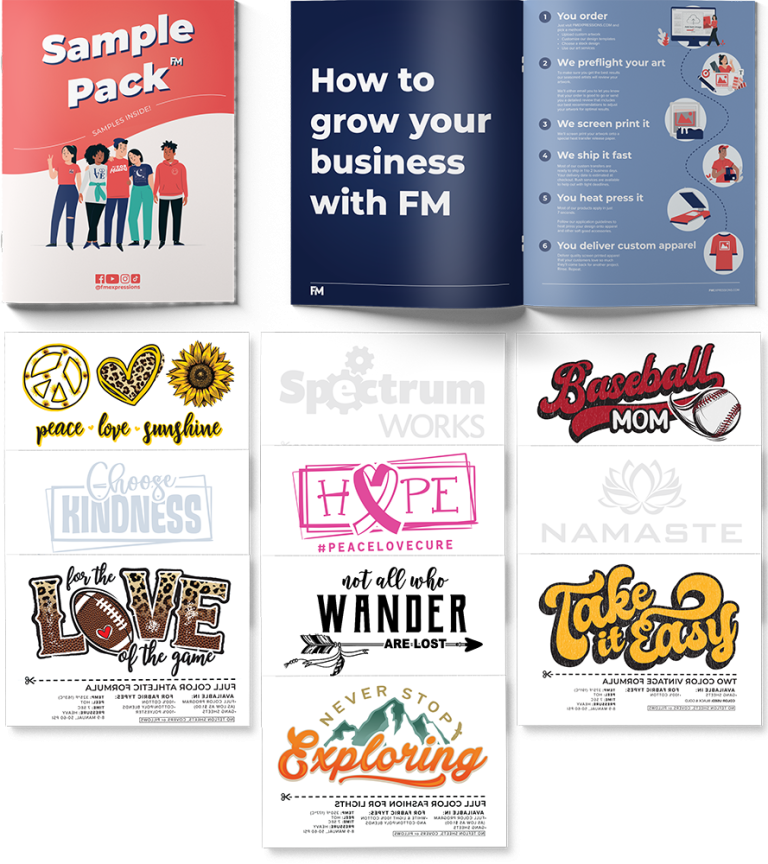 FREE Heat Transfer Printing Sample Pack